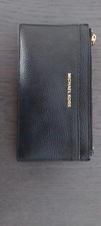 Michael Kors zwarte leren portemonnee als nieuw., Ophalen of Verzenden, Zo goed als nieuw, Zwart