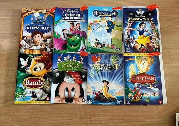 Disney tekenfilms meerdere titels, Cd's en Dvd's, Dvd's | Tekenfilms en Animatie, Zo goed als nieuw, Alle leeftijden, Ophalen of Verzenden