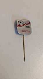 bromfiets / fiets speld Mannaert Terneuzen, Verzamelen, Speldjes, Pins en Buttons, Ophalen of Verzenden, Overige onderwerpen, Speldje of Pin