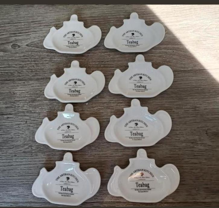 ❇️8 teabag schoteltjes van the artisan kitchen❇️, Huis en Inrichting, Keuken | Servies, Zo goed als nieuw, Overige typen, Overige stijlen