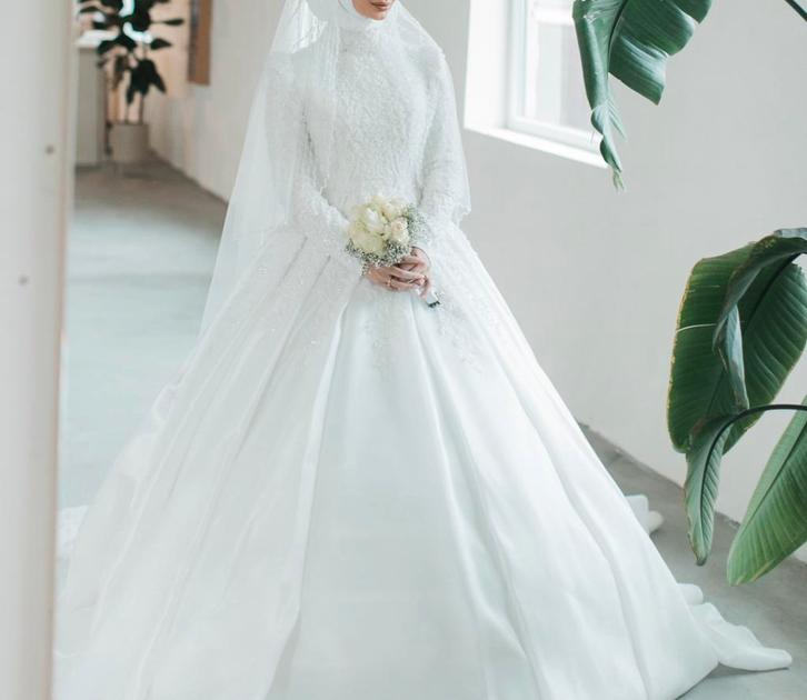 Witte trouwjurk, Kleding | Dames, Trouwkleding en Trouwaccessoires, Zo goed als nieuw, Trouwjurk, Wit, Ophalen