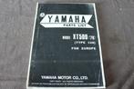 Yamaha XT500 1978 motorcycle parts list, Motoren, Handleidingen en Instructieboekjes, Ophalen of Verzenden, Yamaha