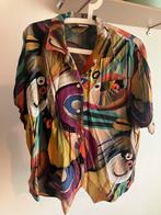 Retro blouse bloesje top 80’s 90’s vintage maat 46 L, Ophalen of Verzenden, Zo goed als nieuw, Maat 42/44 (L), Overige kleuren