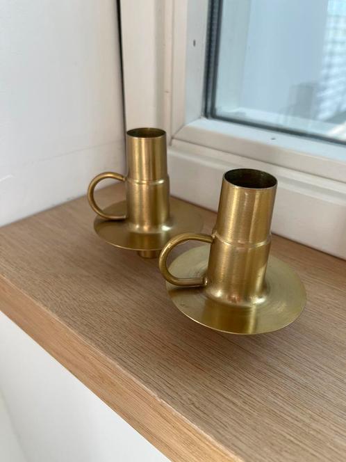 VT Wonen Kandelaars Fles - Set van 2, Huis en Inrichting, Woonaccessoires | Kandelaars en Kaarsen, Gebruikt, Kandelaar, Minder dan 25 cm
