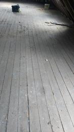 Oude houten vloerplanken 14x500 cm, Doe-het-zelf en Verbouw, Hout en Planken, Ophalen, Zo goed als nieuw, Minder dan 25 mm, Plank