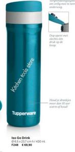 Tupperware iso go drink isoleerbeker thermos 430 ml voorraad, Ophalen of Verzenden, Nieuw