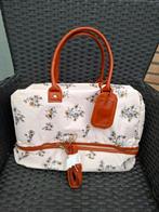 Bloemen Handtas - Zo goed als nieuw!, Ophalen, Zo goed als nieuw, Beige, Handtas