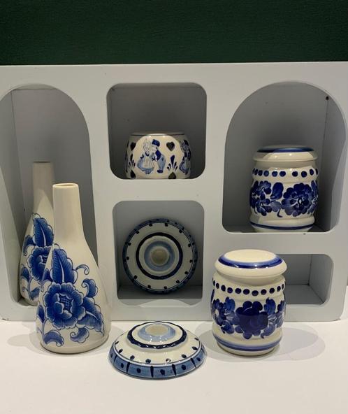 Serie blauw witte items, Antiek en Kunst, Antiek | Keramiek en Aardewerk, Ophalen of Verzenden