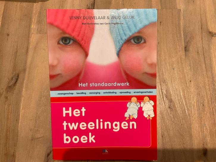 Het Tweelingenboek - Lenny Duijvelaar & Anjo Geluk, Boeken, Zwangerschap en Opvoeding, Zo goed als nieuw, Zwangerschap en Bevalling