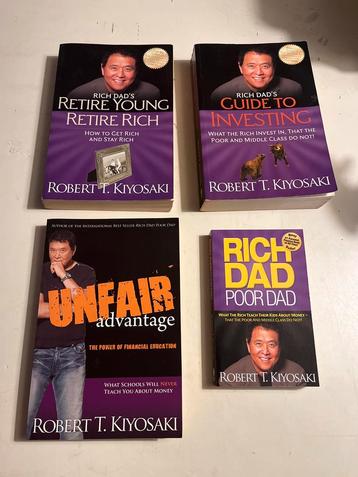 Robert Kiyosaki Boeken Set (Engels) beschikbaar voor biedingen