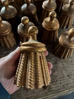 Antieke gordijn klossen bois dore, Ophalen of Verzenden