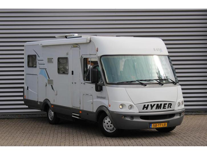 Hymer B 614 146PK Integraal 4-Persoons Omvormer Schotel, Caravans en Kamperen, Campers, Bedrijf, tot en met 4, Integraal, Hymer