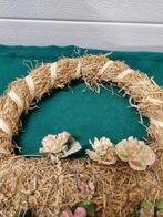 -	Decoratie stro hanger mand, Huis en Inrichting, Woonaccessoires | Overige, Ophalen of Verzenden, 'T Olde Gre-j, Info@toldegrej.nl