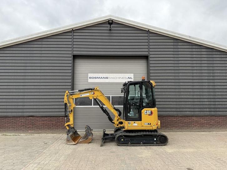Caterpillar 302.7 minigraver LUXE met airco, Zakelijke goederen, Machines en Bouw | Kranen en Graafmachines, Graafmachine