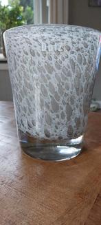 Mooie DUTZ vaas met druppelmotief, Overige kleuren, Ophalen of Verzenden, Minder dan 50 cm, Glas