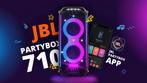 JBL partybox 710 + 2 JBL Microfoons voor verhuur, JBL, Ophalen of Verzenden, Zo goed als nieuw, 120 watt of meer