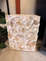 Parelmoer schelpen zuil 62 cm, Ophalen, Gebruikt