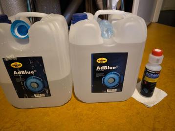 Ad blue 2 jerrycans en flesje Ad Max beschikbaar voor biedingen