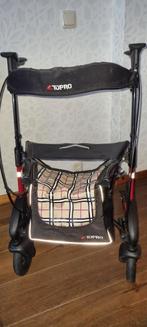 NIEUWSTAAT ! Topro troja 2G S rollator rugsteun mandje rood, Diversen, Ophalen, Opvouwbaar, Zo goed als nieuw