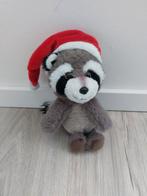 Knuffel Lidl wasbeer kerst Kerstmis kerstmuts K9674, Ophalen of Verzenden, Zo goed als nieuw, Overige typen