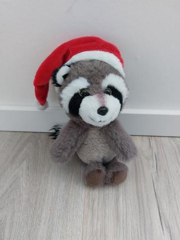 Knuffel Lidl wasbeer kerst Kerstmis kerstmuts K9674 beschikbaar voor biedingen