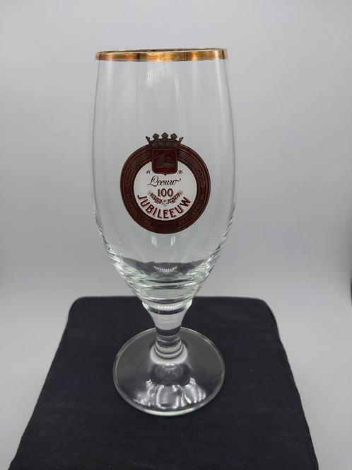 Mooi bierglas #Leeuw 100 #Jubileeuw, Verzamelen, Biermerken, Zo goed als nieuw, Glas of Glazen, Leeuw, Ophalen of Verzenden