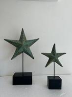 Prachtig paar Bronzen zeesterren, Starfish. kunst & Design, Antiek en Kunst, Antiek | Koper en Brons, Ophalen of Verzenden