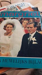 Margriet 1966 huwelijk beatrix, Ophalen of Verzenden, Zo goed als nieuw, Kaart, Foto of Prent