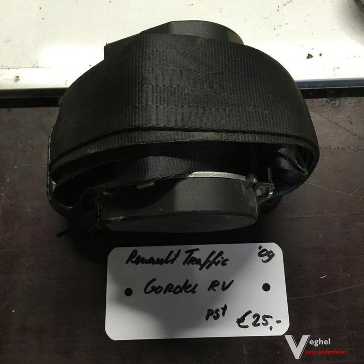 Renault Traffic 2009 2.0 diesel  Gordel Linksvoor of Rechtsv, Auto-onderdelen, Interieur en Bekleding, Gebruikt, Ophalen of Verzenden