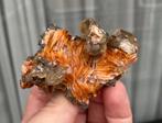 Cerussiet op bariet, Mibladen, Marokko, Verzamelen, Mineralen en Fossielen, Verzenden, Mineraal