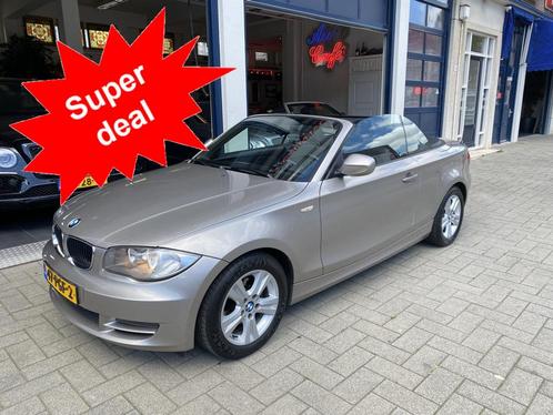 BMW 1 Serie Cabrio 118i High Executive NL AUTO/CLIMA/PDC/CRU, Auto's, BMW, Bedrijf, Te koop, 1-Serie, ABS, Airbags, Airconditioning
