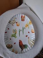 Eivormige schaal lente pasen, Diversen, Pasen, Ophalen of Verzenden, Zo goed als nieuw