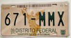Nummerplaat Mexico, Ophalen of Verzenden, Gebruikt, Auto's