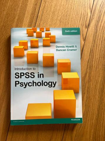 SPSS in Psychology - Howitt & Cramer beschikbaar voor biedingen