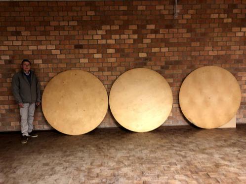 ronde houten platen, Doe-het-zelf en Verbouw, Hout en Planken, Gebruikt, Overige typen, Overige houtsoorten, Minder dan 200 cm