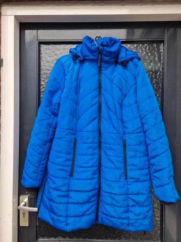 Z.g.a.n. BONPRIX winterjas azuur blauw Maat 48  beschikbaar voor biedingen