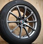 originele 17" Alfa Romeo Giulia velgen banden wielen, 17 inch, Banden en Velgen, Personenwagen, Ophalen of Verzenden