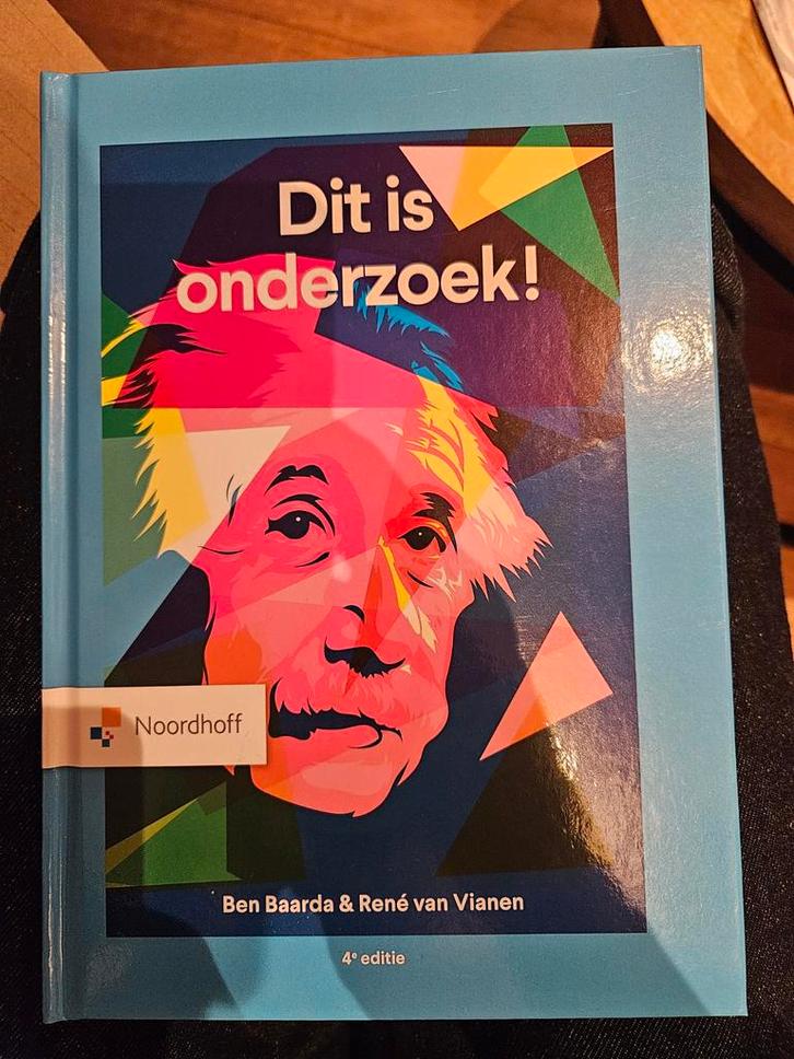 Dit is onderzoek! - Baarda & van Vianen, Boeken, Studieboeken en Cursussen, Zo goed als nieuw, HBO, Ophalen of Verzenden