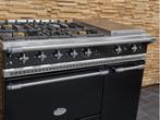 Luxe Fornuis Lacanche 110cm zwart rvs 2 ovens teppan yaki, 60 cm of meer, Ophalen of Verzenden, Zo goed als nieuw, Energieklasse A of zuiniger