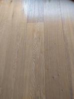 40 m2 eiken lamelparket vloer niet gelijmd gelegen, Parket, Gebruikt, Ophalen of Verzenden, 10 tot 30 cm