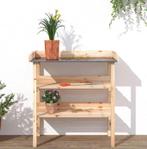Oppottafel plantentafel hout + zink GRATIS VERZONDEN!, Tuin en Terras, Verzenden, Nieuw, Tuin, 60 tot 100 cm