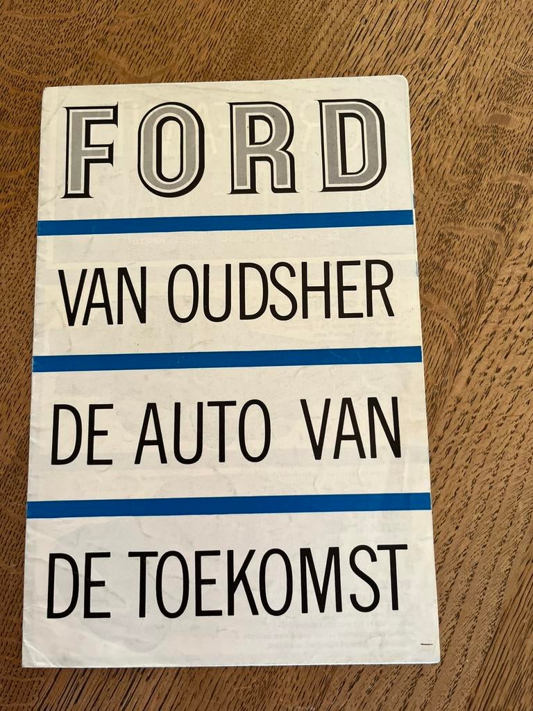 Ford programma uit 1960, Ophalen of Verzenden, Zo goed als nieuw, Ford