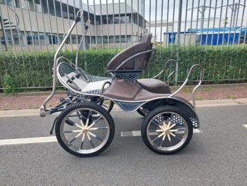Ergonomic marathonwagen voor pony's beschikbaar voor biedingen
