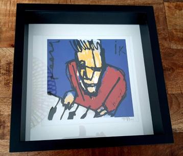 herman brood litho - zelfportret "ik"-16,7x16,7 cm -zeefdruk beschikbaar voor biedingen