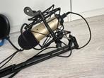 Behringer C-1U USB condensator microfoon + broadcasting arm, Ophalen of Verzenden, Zo goed als nieuw, Overige merken