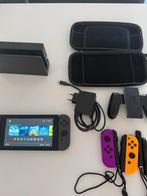 Nintendo Switch met 2 Extra Joy-Cons en 100 GB micro SD, Ophalen of Verzenden, Zo goed als nieuw, Met 2 controllers, Switch 2019 Upgrade