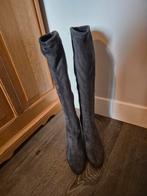 Donkergrijze laarzen maat 40, Kleding | Dames, Schoenen, Ophalen of Verzenden, Zo goed als nieuw, Grijs, Hoge laarzen