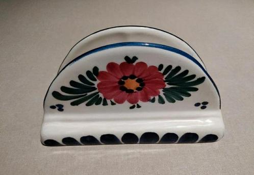 Servethouder,Wit,RETRO,keuken,koffie,bloem,Porselein,houder, Verzamelen, Retro, Huis en Inrichting, Ophalen of Verzenden