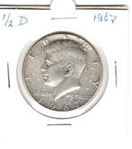 Amerika, half dollar 1967, Ophalen of Verzenden, Noord-Amerika, Losse munt, Zilver