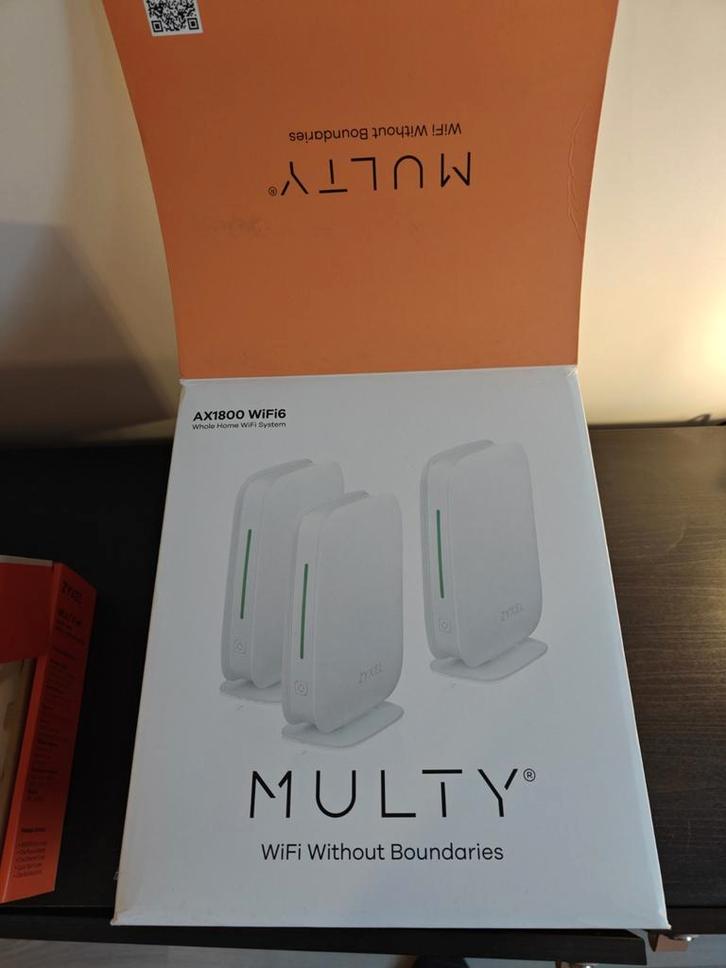 Zyxel multy AX1800 router wifi mesh systeem, 3 pack WSM20, Computers en Software, WiFi-versterkers, Gebruikt, Ophalen of Verzenden